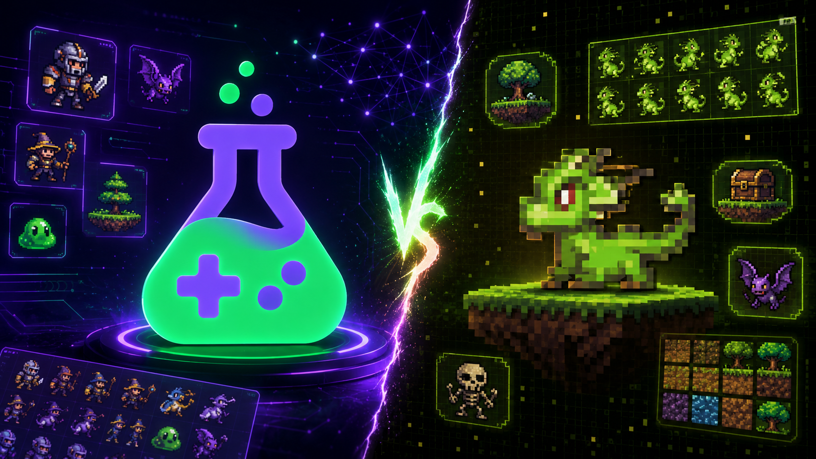 Gamelabs Studio vs Pixel Lab: AI Sprite Sheet Generator Comparison (2026)